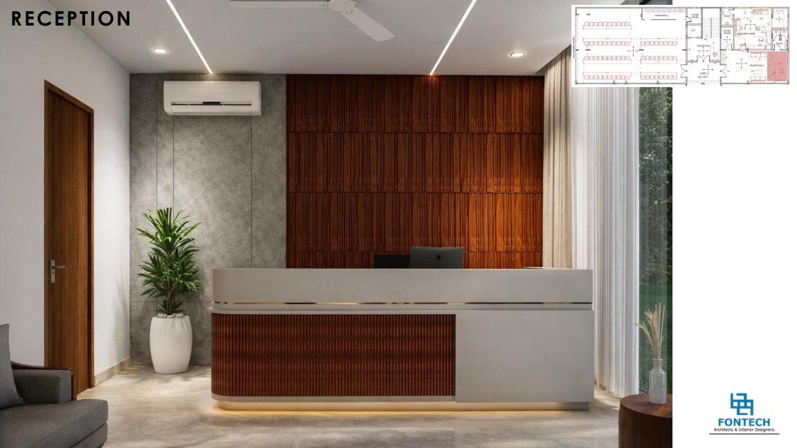 Reception interior
