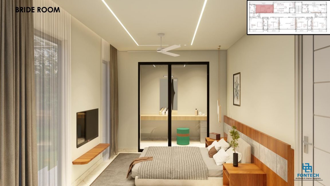 Bride room interior